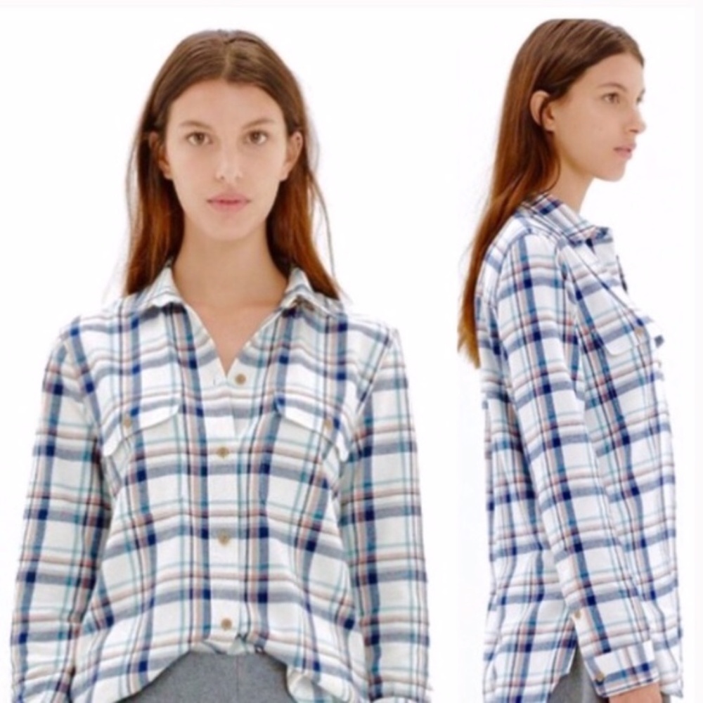 Madewell Button Down Shirt with POCKETS! Sz M